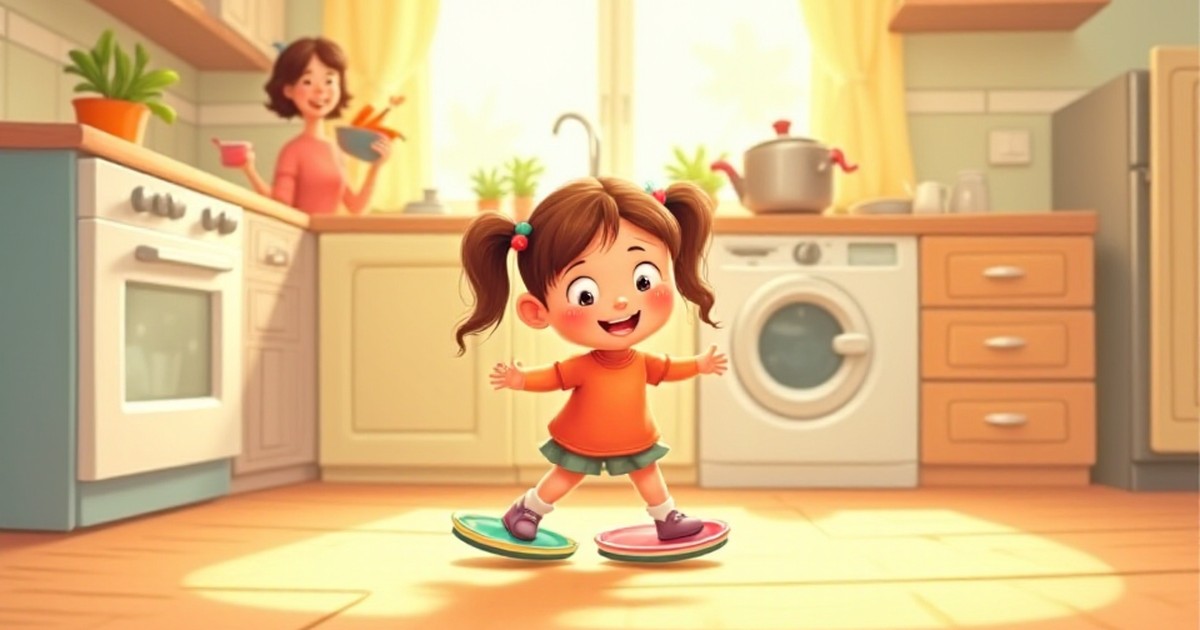 Cover illustration for Hannah's Wacky Wednesday Breakfast - a personalized children's story