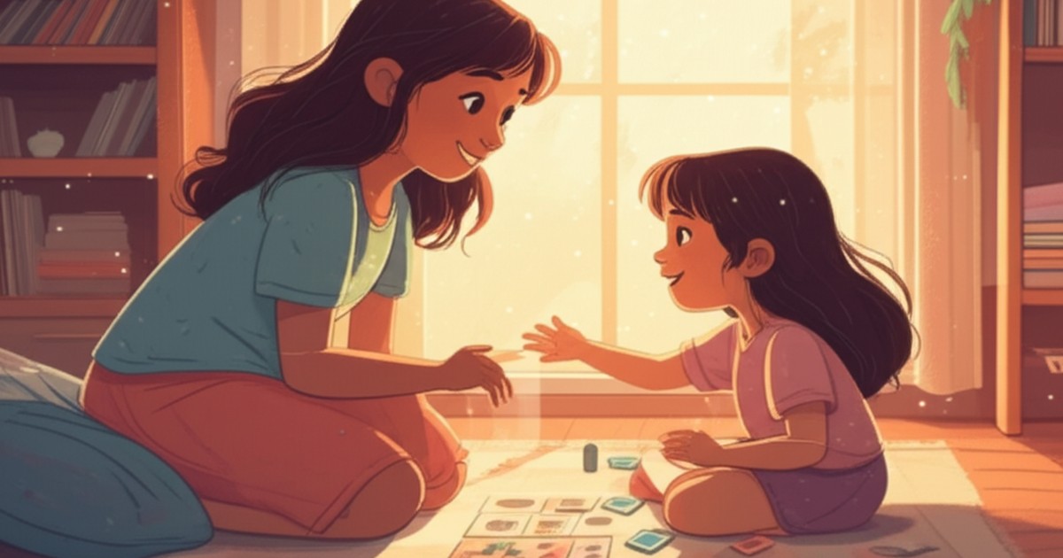 Cover illustration for Maya's Brave Move - a personalized children's story