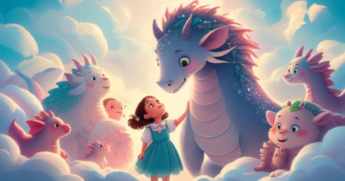 Cover illustration for Lily e a Ponte de Luz Estelar - a personalized children's story