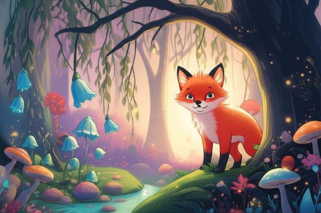 Cover illustration for Leo and the Wobbly Willow - a personalized children's story