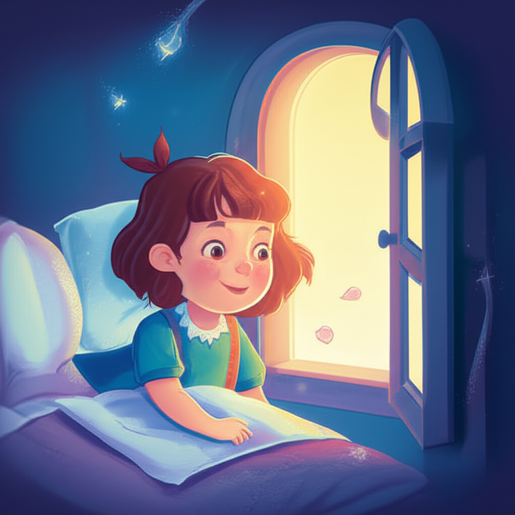 Cover illustration for Zoe and the Moonpetal Map - a personalized children's story