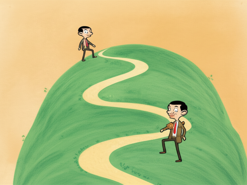 Cover illustration for Mr. Bean's Sparkly Stubborn Stone - a personalized children's story