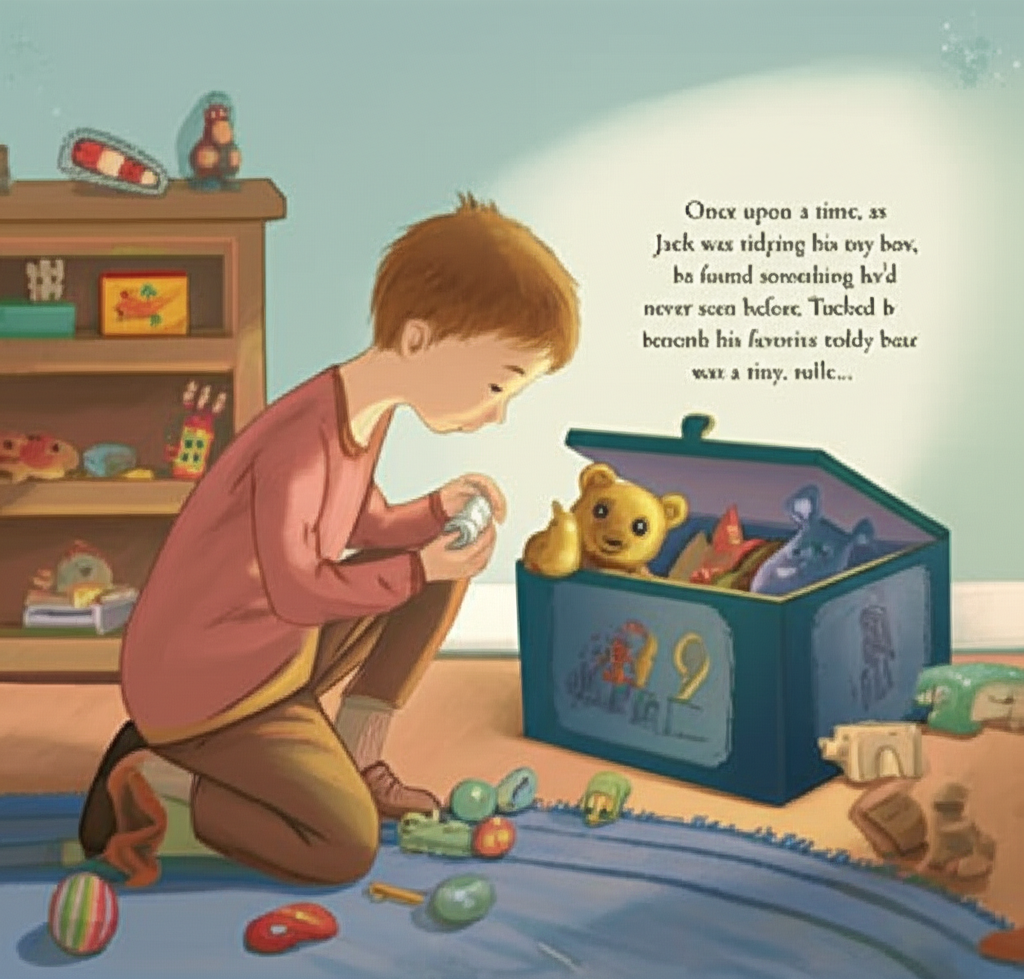 Cover illustration for Jack and the Dreamy Dragon - a personalized children's story