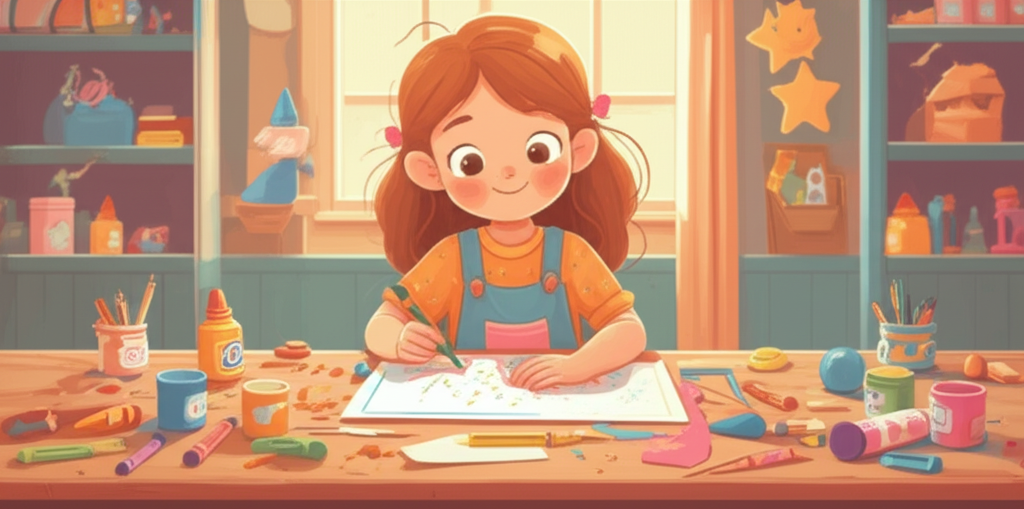 Cover illustration for Mika's Magnificent Castle - a personalized children's story