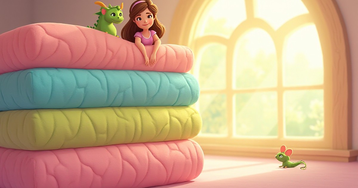 Cover illustration for Princess Lily and the Tiny Bump - a personalized children's story