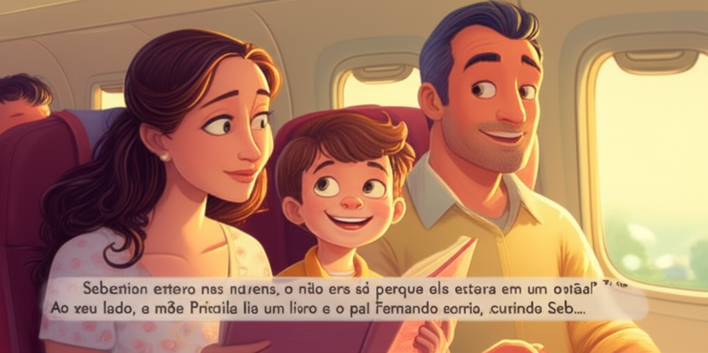 Cover illustration for A Harmonia da Família na Floresta Encantada - a personalized children's story