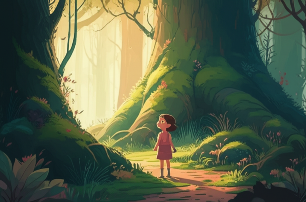 Cover illustration for Lara and the Fading Light - a personalized children's story