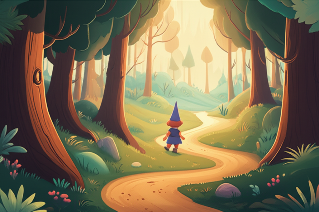 Cover illustration for Pip and the Singing Stone - a personalized children's story