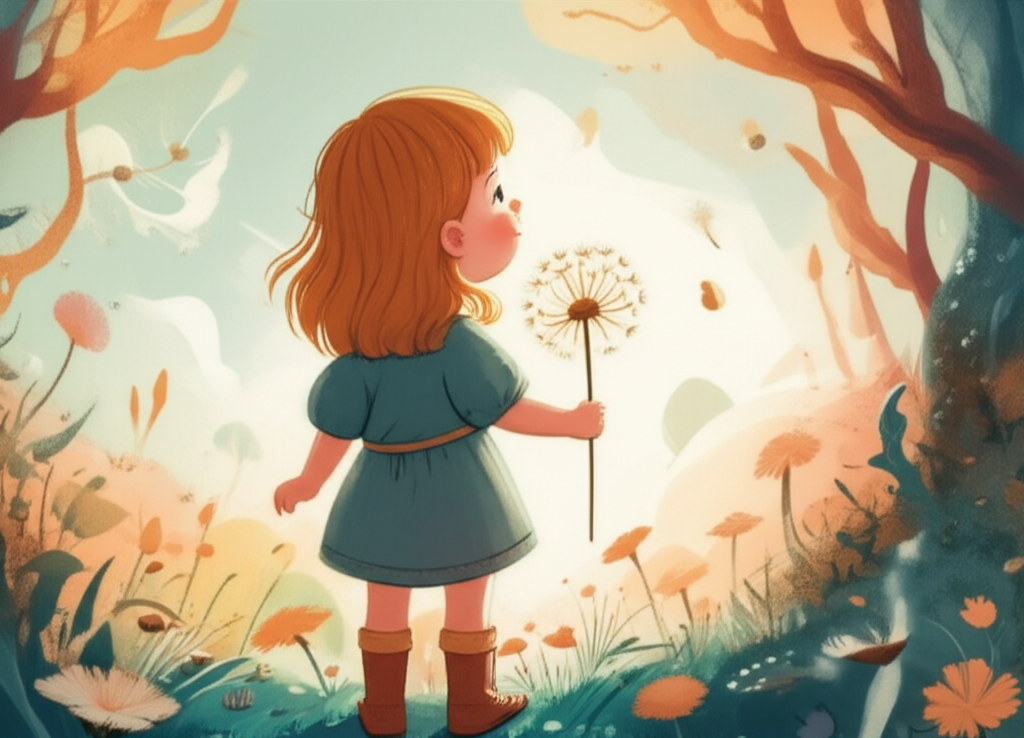 Cover illustration for Lily and the Whispering Willow - a personalized children's story