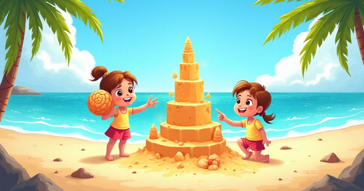 Cover illustration for Maya and Zoe's Byron Bay Adventure! - a personalized children's story