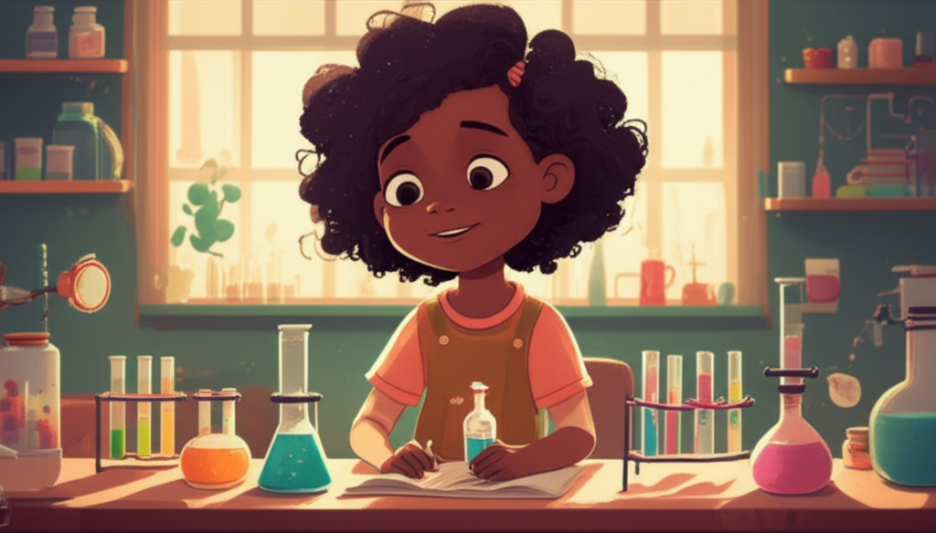 Cover illustration for Delara and the Gratitude Goo - a personalized children's story