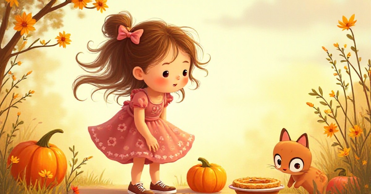 Cover illustration for Jen's Giggle-berry Pie Adventure - a personalized children's story