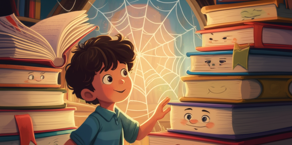 Cover illustration for Fernando and the Whispering Web - a personalized children's story