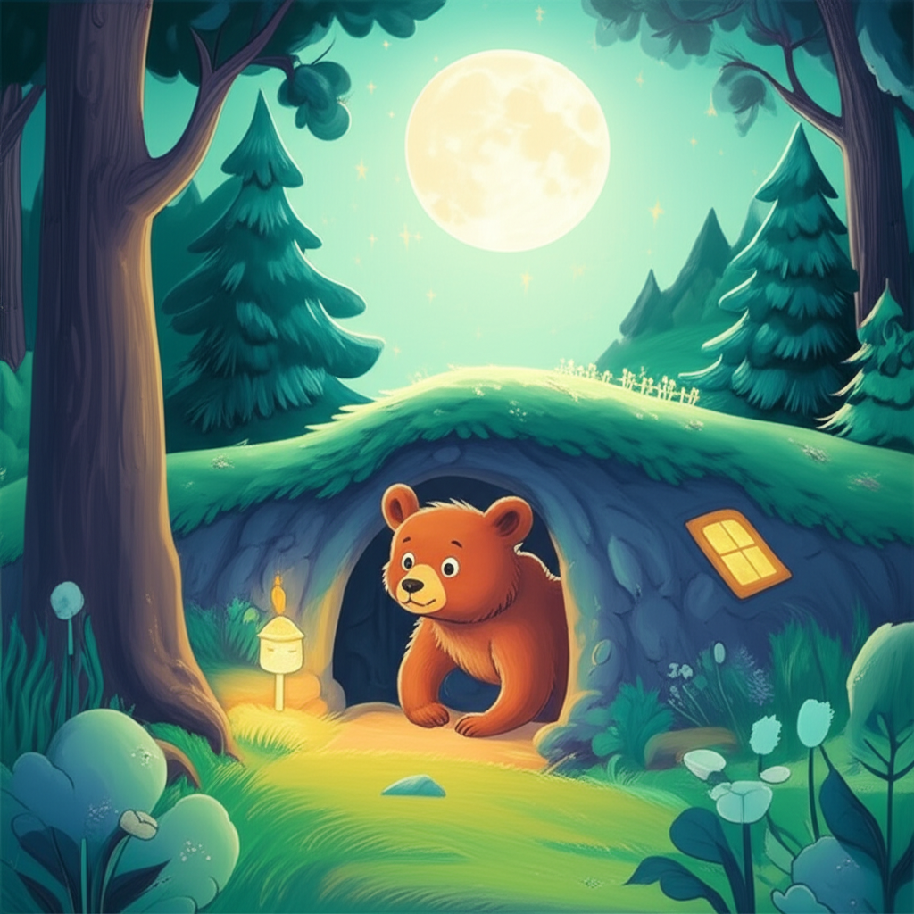 Cover illustration for Barnaby's Moonlit Adventure - a personalized children's story