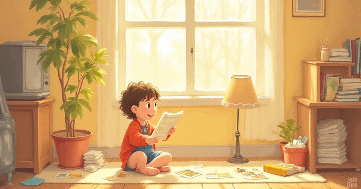 Cover illustration for Maria's Memory Box - a personalized children's story