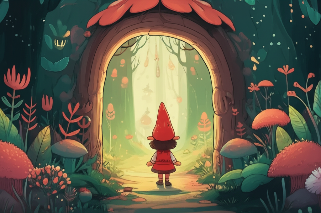 Cover illustration for Lily and the Glimmerwood Heart - a personalized children's story