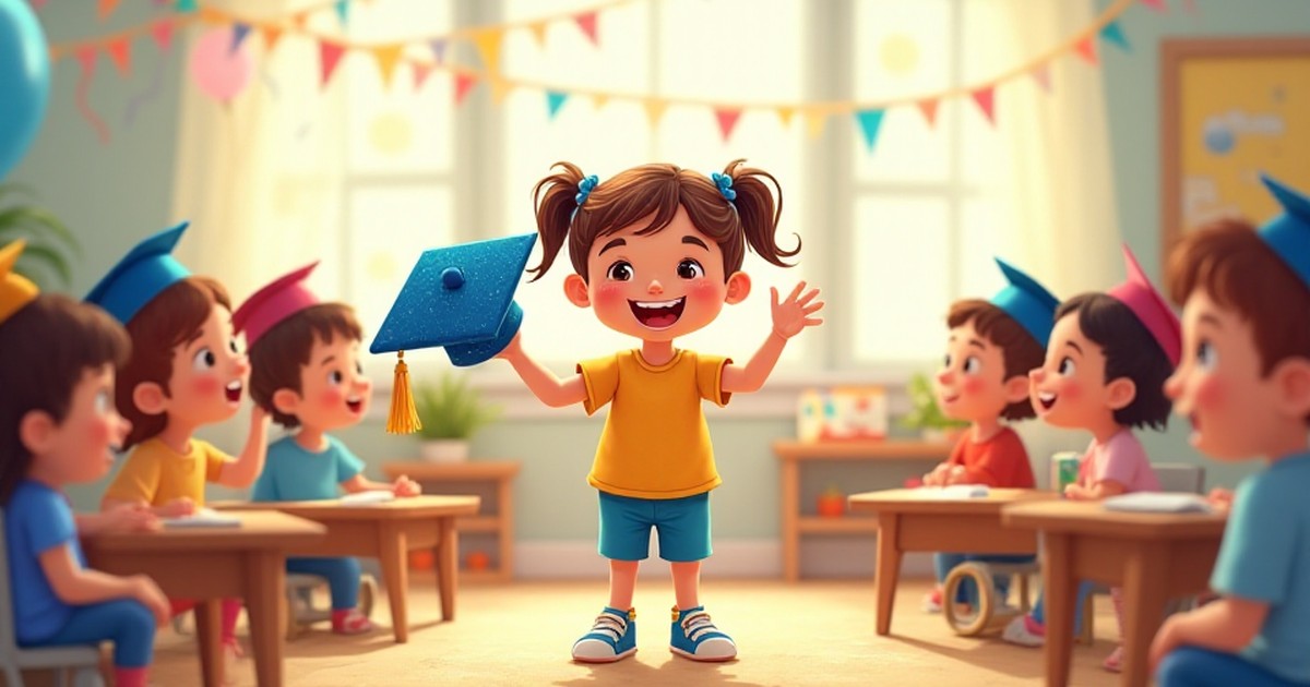 Cover illustration for Hannah the Hat Detective - a personalized children's story