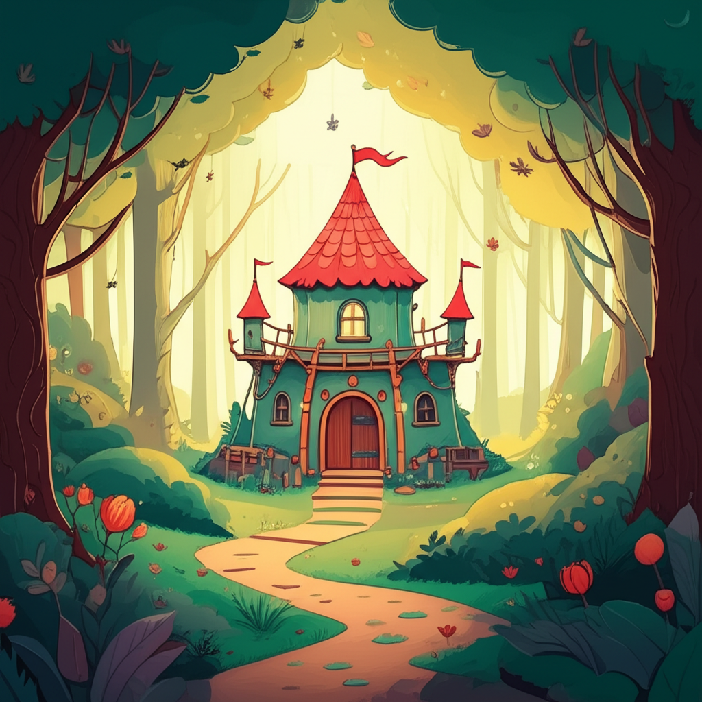 Cover illustration for Josh's Glimmerwood Fort - a personalized children's story