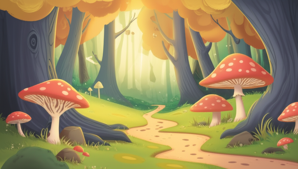 Cover illustration for Lara and the Grumpy Root - a personalized children's story