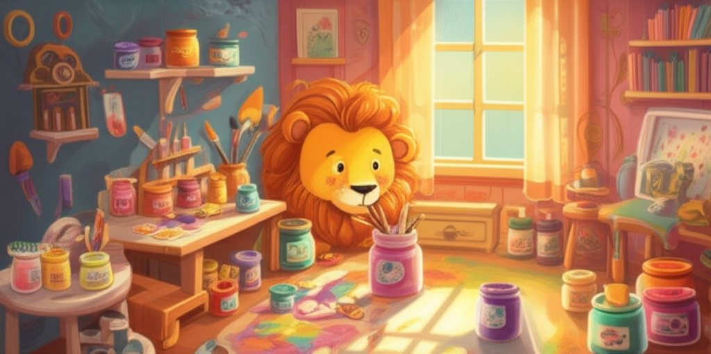 Cover illustration for Sebastião's Sunny Lion - a personalized children's story