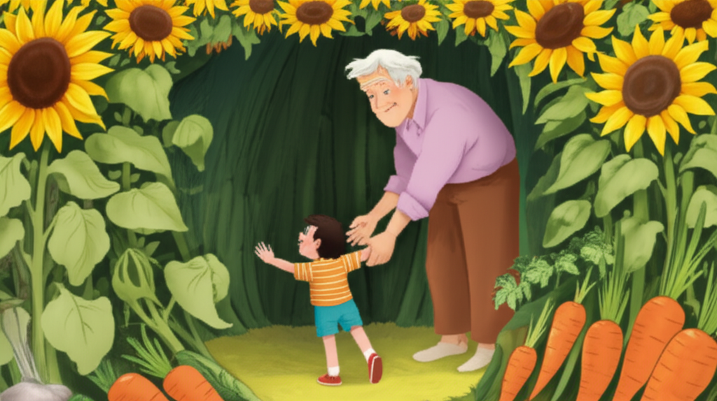Cover illustration for Regin and the Sunflower Fort - a personalized children's story